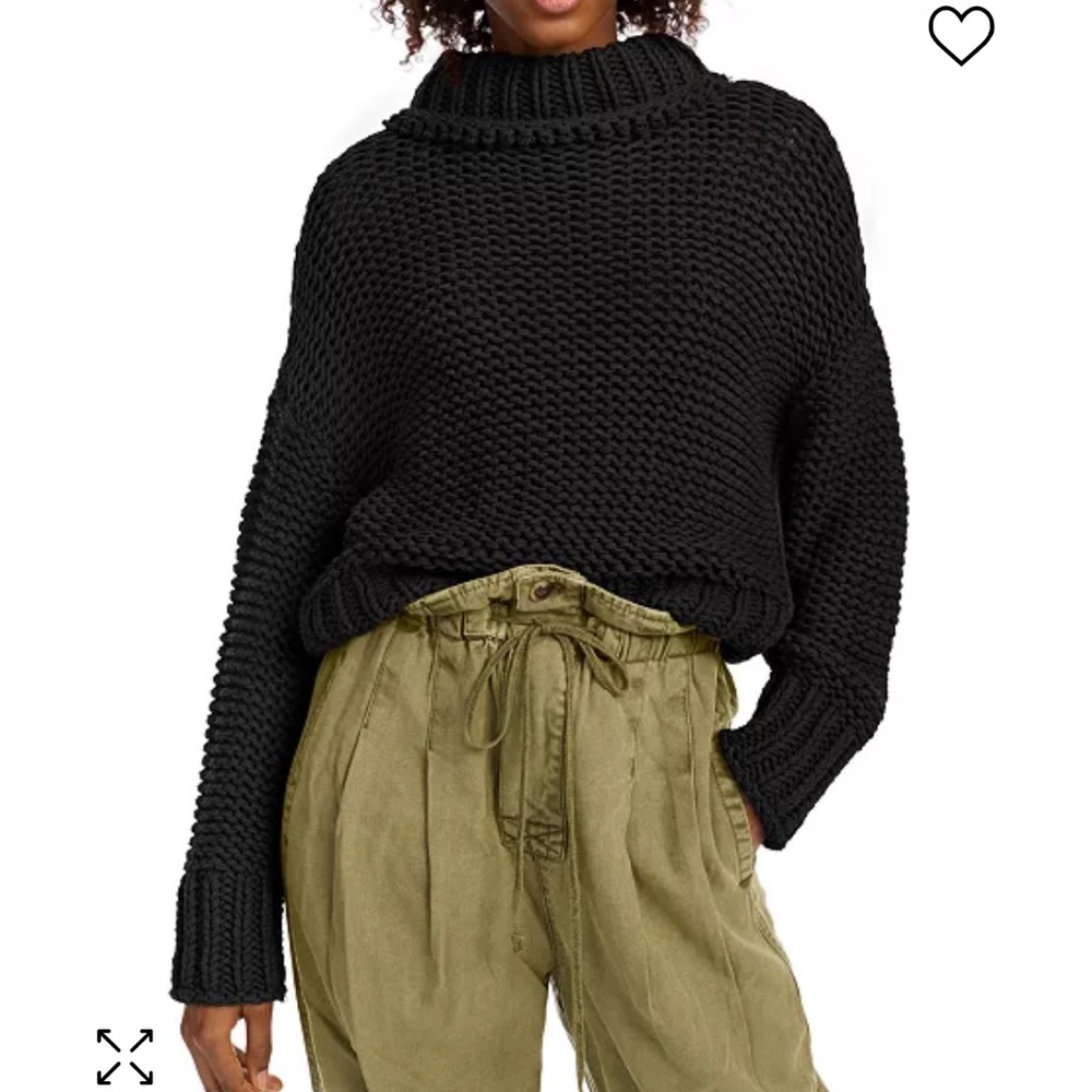 Free People My Only Sunshine Sweater black